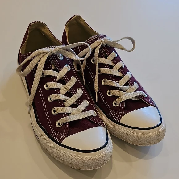 Converse All Stars Burgans Sneakers Shoes Women's Size 9 Men's Size 7 - Picture 2 of 9